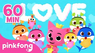 Skidamarink A Dink A Dink I Love You ❤️  Month full of love  Compilation  Pinkfong Baby Shark [upl. by Magnus]