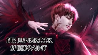 170517 BTS Jungkook Speedpaint [upl. by Oderfliw]