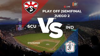 IND vs SCU  Juego 5 Playoff 2023 [upl. by Iruam]