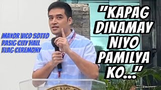 MAYOR VICO MAY BABALA SA MGA NANDADAMAY NG KANYANG PAMILYA  PASIG CITY [upl. by Iramat]