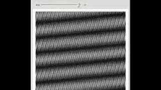 Moire Pattern of Two Straight Line Patterns [upl. by Dnar]