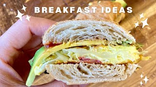 Breakfast Croissant sandwich Easy Breakfast Breakfast Omelet Croissants [upl. by Inverson]