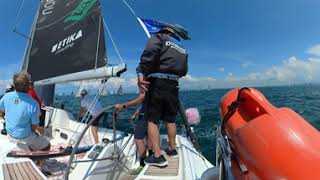 151 miglia 2023 start  Beneteau First 407  Padawan ITA14879 [upl. by Middleton292]