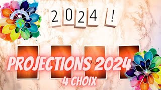 VOTRE ANNÉE 2024 🔮 TIRAGE TAROT 🔮 4 CHOIX [upl. by Jenness95]