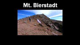 Mt Bierstadt a hike in August hikingroute mountains colorado [upl. by Donohue715]