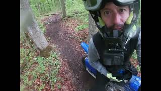 Caberfae ORV Trail ride  2022 WR250F vs 2018 YZ250FX  Amazing singletrack [upl. by Natal]