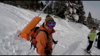 Skiing Soldeu powder  January in Andorra [upl. by Bysshe]