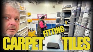 FITTING CARPET TILES [upl. by Hilel]