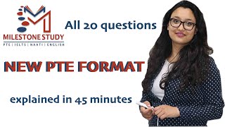 Know the new PTE Format in just 45 Minutes  Tips In English [upl. by Adnirual]