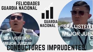 Conductores IMPRUDENTES o es la guardianacional [upl. by Eimile]