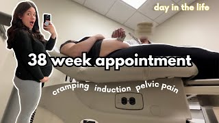 38 WEEK PREGNANCY UPDATE  scheduling an induction cramping pregnant day in the life [upl. by Radie27]