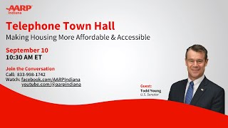 AARP Indiana Telephone Town Hall with Senator Todd Young [upl. by Averil]