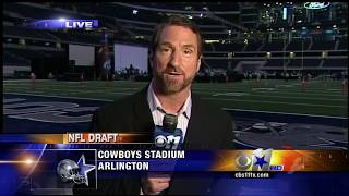 April 22 2010 Babe Laufenberg piece on Dallas drafting Dez Bryant [upl. by Kaycee]