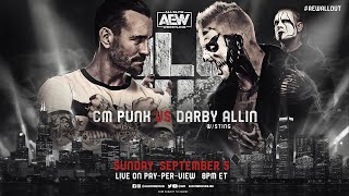 CM Punk vs Darby Allin All Out 2021 Highlights [upl. by Ettelloc]