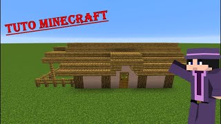 TUTO Minecraft Comment faire une écurie des plaines 2 Structure naturelle PNJ [upl. by Kong]