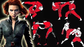 How many fighting styles does Black Widow know in Black Widow 2021 [upl. by Vala]