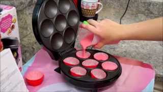 Maquina Cupcake  Funcionamento  Receita Cupcake Rosa Fofinho 2 [upl. by Saraann814]