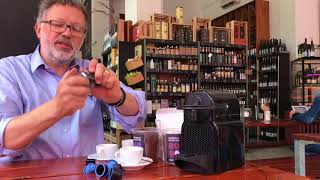 Nespresso Inissia How to program the cup size [upl. by Nakre]