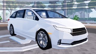 Roblox  Car Crushers 2  Honda Odyssey [upl. by Nnailuj]