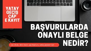 YATAY GEÇİŞ İÇİN İSTENEN “ONAYLI BELGE “ NEDİR [upl. by Roxie]