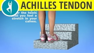 Achilles Tendon and Plantar Fascia Stretches Heel Stretches and Foot Stretches [upl. by Kceb669]