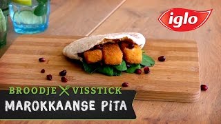 Broodje Iglo Visstick – Marokkaanse Pita [upl. by Anivla527]