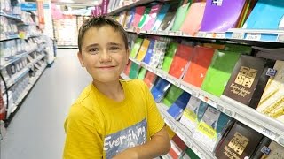 VLOG  Chasse aux Fournitures Scolaires 2016 pour Néo  12 [upl. by Narej]