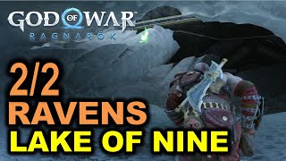 Lake of Nine Odins Ravens Location  God of War Ragnarok [upl. by Oiled]