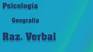 Semana 31  Psicología  Geográfica  RV  An Adun  2022 [upl. by Lapointe]