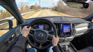 2021 Volvo XC60 T8 Polestar PlugIn Hybrid  POV Test Drive Binaural Audio [upl. by Idou]