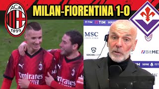 MILANFIORENTINA 10 CAMARDA RECORD MAIGNAN MURO PIOLI POSSIAMO ANCORA AMBIRE A COSE IMPORTANTI [upl. by Aletta]