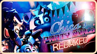 Chicas Party World REBAKED True Ending Full Walkthrough Night 15  Extras [upl. by Ahsikit793]