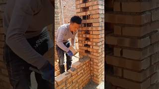 Brick Work brickworks brick civilwork civilengineering construction satisfying building [upl. by Ynnol]