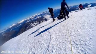 Bishorn Besteigung 4153m 2014 FullHD [upl. by Woody520]