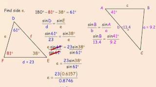 Sine and Cosine Laws When do You Use Each One [upl. by Ecinnahs]