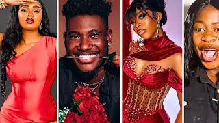 TikTok Influencers Glamorous Red Looks For Valentines Day 🌹🥵🎉 [upl. by Orthman]