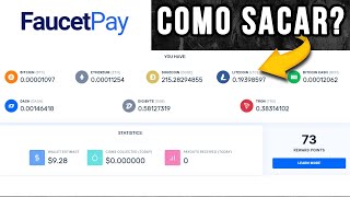 Como Sacar Criptomoedas Da Faucetpay Para Qualquer Lugar Tutorial Completo Passo A Passo Atualizado [upl. by Grissel]