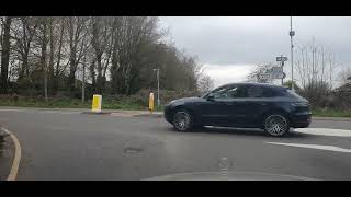 Driving Hoddesdon St Margerets Stansted Abbotts A414 Sawbridgeworth Spellbrook [upl. by Betta]