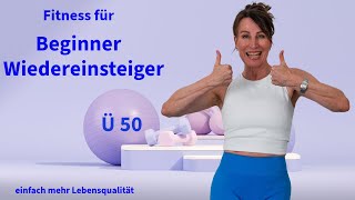 10 TOP ÜBUNGEN FÜR BEGINNER  ES IST NIE ZU SPÄT UM MIT FITNESS ZU BEGINNEN 💟 [upl. by Zakaria]