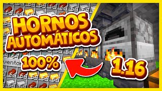 ✅ Los HORNOS AUTOMÁTICOS 100 Más FÁCILES y SIMPLES  Tutorial Minecraft 1152  116 [upl. by Oner778]