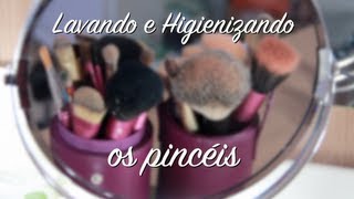 Como Lavar e Higienizar seus Pincéis ♥ [upl. by Liane]