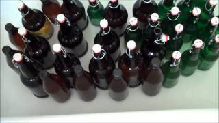 SanitizeClean Home Brew Beer Bottles [upl. by Garek]