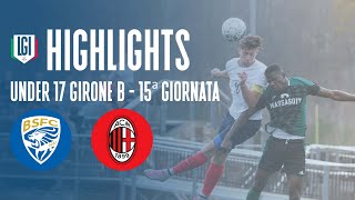 Highlights BresciaMilan U17 AB 16 giornata stagione 202324 [upl. by Aniroc]