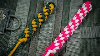 Paracord 05  Rundes Scoubidou Lanyard [upl. by Dirgni722]