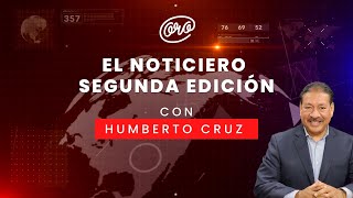 El Noticiero Segunda Emisión con Humberto Cruz 18092024 [upl. by Sandler133]