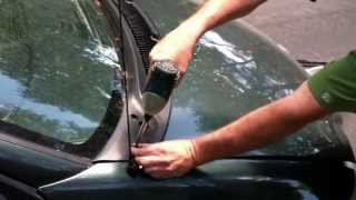 How to clean a clogged windshield drain [upl. by Garreth]