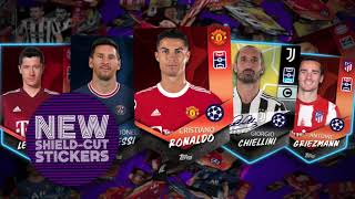 UCL Sticker Collection 202122  The official UEFA Champions League sticker collection from Topps [upl. by Carolina]