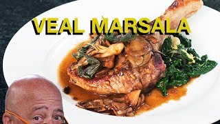 Andrew Zimmern Cooks Veal Marsala [upl. by Neellok]