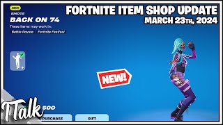 NEW BACK ON 74 EMOTE Fortnite Item Shop March 23rd 2024 Fortnite Chapter 5 [upl. by Nij692]