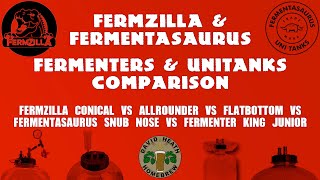 Fermzilla amp Fermentasaurus Fermenters amp Unitanks Comparison [upl. by Gilder6]